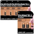 Produktbild: 5x Duracell DL123 CR17345 CR123 123 Lithium Photo Batterie 3V im 2er Blister