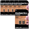 Produktbild: 6x Duracell DL123 CR17345 CR123 123 Lithium Photo Batterie 3V im 2er Blister