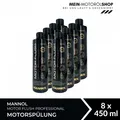 Produktbild: MANNOL Motor Flush Professional 9009 Motorspülung Motorreiniger Additiv 8x450 ML