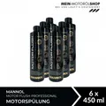 Produktbild: MANNOL Motor Flush Professional 9009 Motorspülung Motorreiniger Additiv 6x450 ML