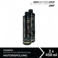 Produktbild: MANNOL Motor Flush Professional 9009 Motorspülung Motorreiniger Additiv 2x450 ML