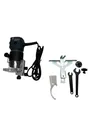 Produktbild: Bosch GKF 550 Professional Kantenfräse 550W 6mm, inkl. Parallel- & Rollenführung