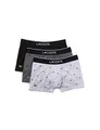 Produktbild: Lacoste Herren Boxer Court Sous-Vetement Boxershorts Not Applicable, Mehrfarbig (Noir/Bitume Chiné-Argent Vdp), Small