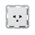 Produktbild: Gira Steckdose EURO US System 284003 Abdeckung Stecker Steckdosen Elektrik