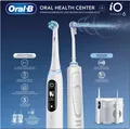 Produktbild: Oral-B iO6 & OxyJet, Erwachsener, Rotierende-vibrierende Zahnbürste, Tägliche Pflege, Zahnfleischpflege, Intensiv, Sensibel, Super sensitive, Weiß, 2 min, Akku