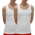 Produktbild: HUGO 2P Twin Tank Top Weiß Baumwolle X-Large Herren