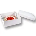 Produktbild: 25 Tortenkartons 32x32x12cm 2teilig | Kuchen Transportbox aus Pappe für Torten und Kuchen | Praktische Kuchenkartons oder Cake Box | Die Kuchenbox aus stabiler Pappe als Kuchen Verpackung