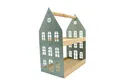Produktbild: UNUS HOME Etagere Haus-Etagere 2 Etagen, Metall, (Grün 34x26,5x16cm (LxBxH), Servierplatte Servierbrett Serviertablett Frühstückstablett