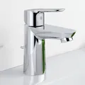 Produktbild: Grohe BauEdge Waschtischarmatur 23328000 mit Ablaufgarnitur, Wasserhahn, Bad