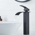 Produktbild: Hoch Waschtischarmatur Wasserfall Wasserhahn Waschbecken Badarmatur für Bad DE