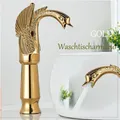 Produktbild: Hoch Waschtischarmatur Bad Wasserhahn Waschbecken Gold Einhebelmischer ArmaturDE