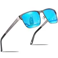 Produktbild: CARFIA Polarisierte Herren Sonnenbrille Metallrahmen UV 400 Fahrerbrille Sportbrille Kategorie 3