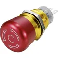 Produktbild: TRU COMPONENTS Not-Aus-Schalter 3 A 1 Öffner IP65 1 St.