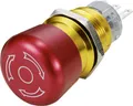 Produktbild: TRU COMPONENTS Not-Aus-Schalter 3A 1 Öffner IP65 1St.