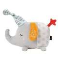 Produktbild: Fehn Nachtlicht Elefant – Schlummerlicht & Einschlafhilfe: Kuscheltier mit „Glow-in-The-Dark“-Bestickung & Nachtlicht-Modul, für Babys & Kleinkinder ab 0+ Monaten