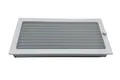 Produktbild: Lüftungsgitter Abluftgitter für Kamin Belüftung mit Jalousien 22 x 45 cm Weiß