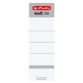 Produktbild: herlitz Ordneretiketten maX.file weiß - 10 Stück 5966106