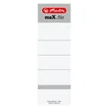 Produktbild: herlitz Ordneretiketten maX.file weiß für 8,0 cm Rückenbreite, 10 St.