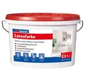 Produktbild: baufan® Latexfarbe Latex Farbe für Innen und Außen Dispersionsfarbe Weiß, Scheuerbeständig und strapazierfähig