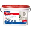 Produktbild: baufan Latexfarbe Reinweiss 2,5 l für Innen und Außen matt Dispersionsfarbe Weiß