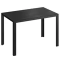 Produktbild: STEELSØN Alaris Gartentisch 115x71 cm, 6 Personen, Schwarz, Metallgestell