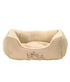 Produktbild: Dehner Lieblinge Hundebett und Katzenbett Sammy, ca. 61 x 48 x 18 cm, Polyester, beige