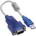 Produktbild: INLINE USB zu Seriell Adapterkabel Premium, Stecker A an 9pol Sub D Stecker