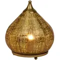 Produktbild: Orientalische Deko Tischlampe Nachttischlampe Lampe Jamiel Gold