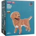 Produktbild: Balody Golden Retriever Hund mit Nanoblocks Mini-Lego-Bausteinen 824 Teile