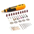 Produktbild: 46-Teilig 3.6V Dremel Multifunktionswerkzeug USB Akku für Mehrzweck Drehwerkzeug