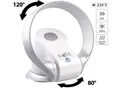 Produktbild: Sichler Rotorloser 360° Wand Tisch Ventilator Oszillation für Hitze Kühlung NEU