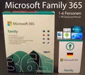 Produktbild: Microsoft 365 Family Vollversion Box 6 Personen 1 TB PC/Mac/iOS/Android OVP NEU