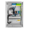 Produktbild: Sicherungskasten Unterputz Verteilerkasten 2-reihig 24 Module 10xMCB 1xRCCB VDE