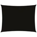 Produktbild: vidaXL Sonnensegel Wasserfest Sonnenschutz Windschutz Sonnendach UV Schutz Garten Terrasse Balkon Oxford-Gewebe Rechteckig 4x6m Schwarz
