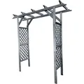Produktbild: Promadino Pergola Bamberg 200 cm x 200 cm x 51 cm Grau FSC®