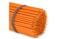 Produktbild: NKlaus Spitzkerze 250x Stabkerzen orange Tropffrei Rußfrei dünn L 16 (250 Stück = ca. 1000g)