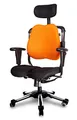 Produktbild: Harastuhl® - Orthopädischer Stuhl - Zen- natürliche S-Form unterstützt den gesamten Rücken - Gesundheits Bürostuhl - Office Chair - von 1,50m bis 1,95m - Druckentlastung der Bandscheiben (Orange)