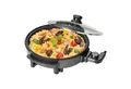 Produktbild: CLATRONIC Elektrische Partypfanne PP 3401, Multifunktionspfanne, Inkl. Glasdeckel