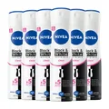 Produktbild: NIVEA Deodorant Black & White Invisible Clear Deo Spray, 6 x 150ml