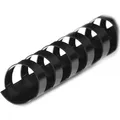 Produktbild: LMG Kunststoffbinderücken schwarz für 125 Blatt, 100 St.