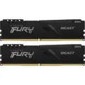 Produktbild: Kingston FURY Beast Schwarz 16GB Kit 2x8GB DDR4-3200 CL16 UDIMM Gaming Arbeitsspeicher