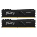 Produktbild: Kingston FURY Beast Schwarz 16GB Kit (2x8GB) DDR4-3200 CL16 UDIMM Gaming Arbeits