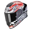 Produktbild: Scorpion EXO-R1 EVO Carbon Air Zaccone Replica (Silber/Schwarz/Rot) Gr: L (59) S
