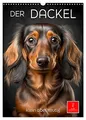 Produktbild: Der Dackel - klein aber mutig (Wandkalender 2026 DIN A3 hoch), CALVENDO Monatskalender: Der Dackel - ein Hund mit ausgeprägtem Charakter (CALVENDO Tiere)