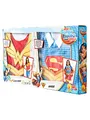 Produktbild: Rubie's Official 630448M DC Superhelden Supergirl- und Wonder-Woman-Kostüm im Doppelpack, für Mädchen, Größe M (Größe 132 cm, Alter 5-7 Jahre)