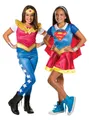 Produktbild: Rubie´s Kostüm Supergirl & Wonder Woman Doppelpack Kostüm, Zwei Kostüme der Superheldinnen aus der Animationsserie