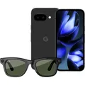Produktbild: Google Pixel 9a 128 GB Obsidian + Ray-Ban Meta Wayfarer - Shiny Black Green