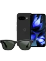 Produktbild: Google Pixel 9a 128 GB Obsidian + Ray-Ban | Meta Wayfarer Matte Black Transitions G15 Green