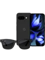 Produktbild: Google Pixel 9a 128 GB Obsidian + Ray-Ban | Meta Wayfarer Matte Black / Grey