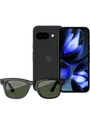 Produktbild: Google Pixel 9a 128 GB Obsidian + Ray-Ban Meta Wayfarer - Shiny Black Green
